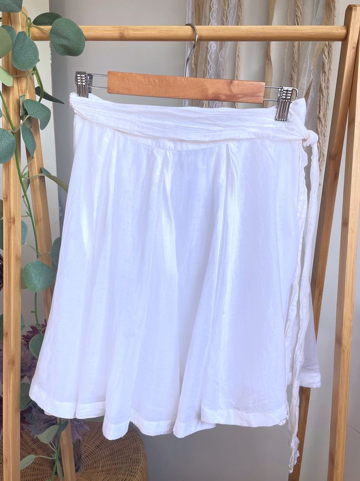 Jupe blanche bohème Terre Bleue S/36 - photo numéro 2