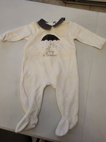 Pyjama cocoon 6 mois  blanc