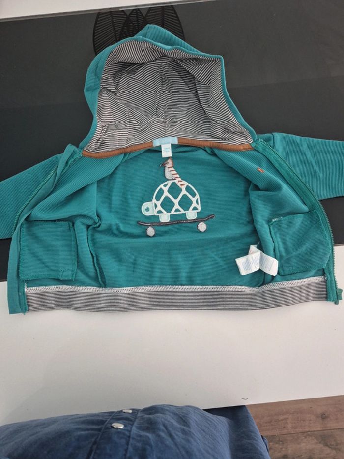 Gilet zippé 12 mois - photo numéro 3