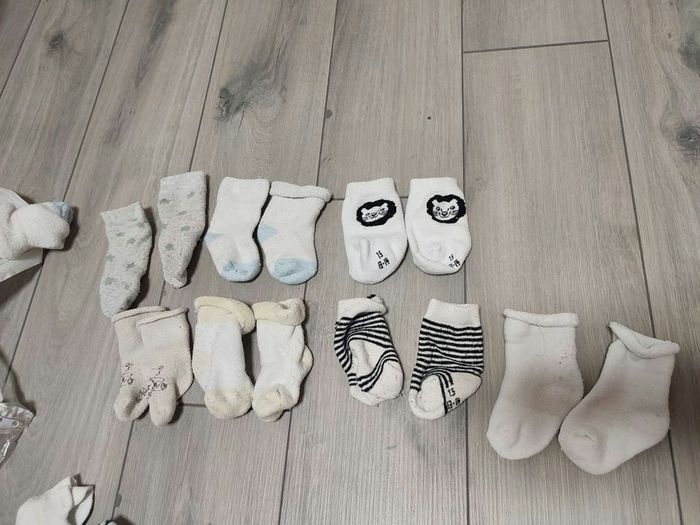 Chaussettes naissance 1 mois 13-15