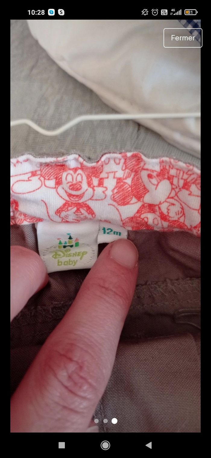 Pantalon Disney 12 mois - photo numéro 2
