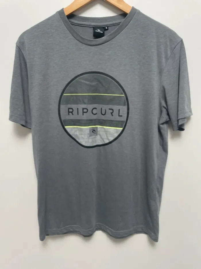 Grey T-shirt Rip Curl mens Size Small