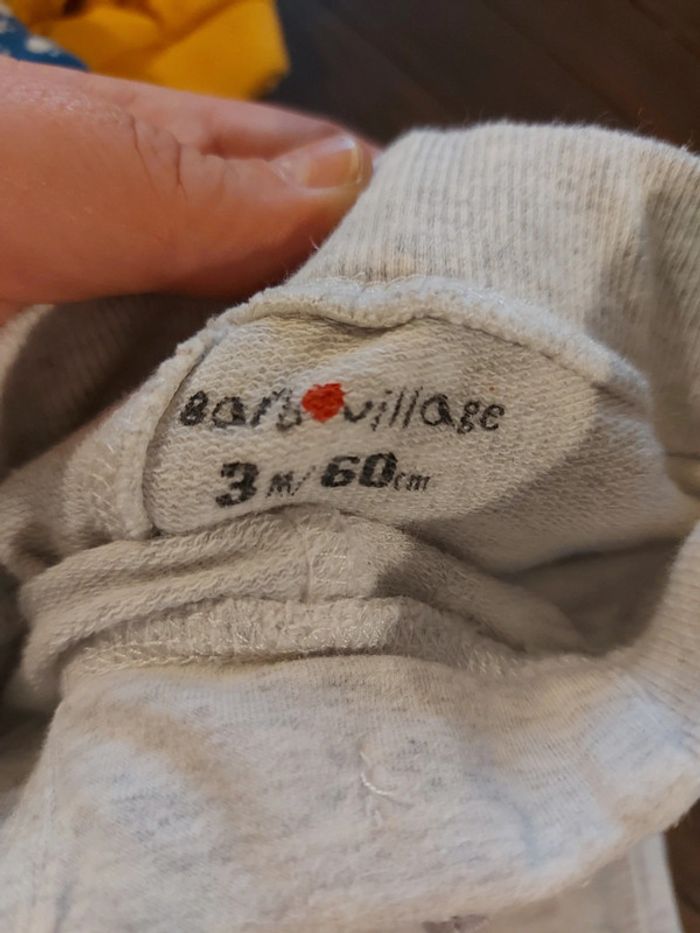 Lot 4 pantalon jogging bébé 3 mois - photo numéro 9