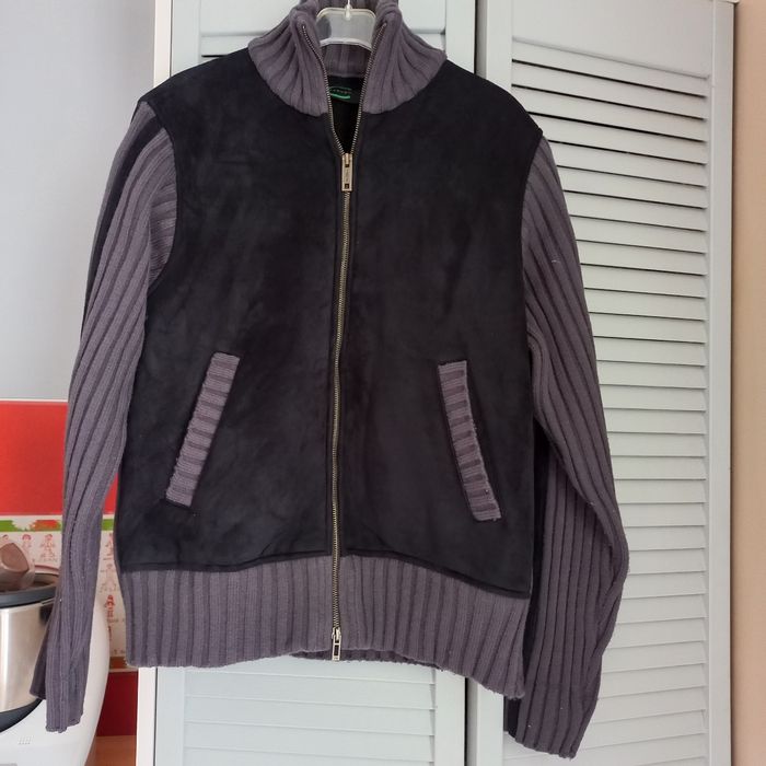 Veste bi matière  chaude