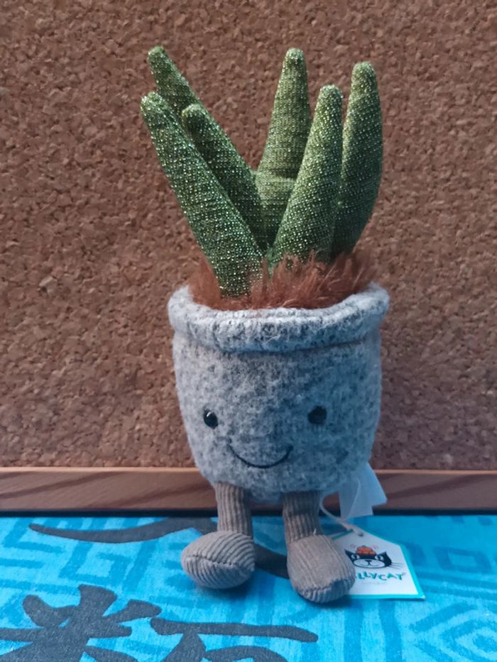 Peluche plante aloe silly succulente jellycat - photo numéro 4