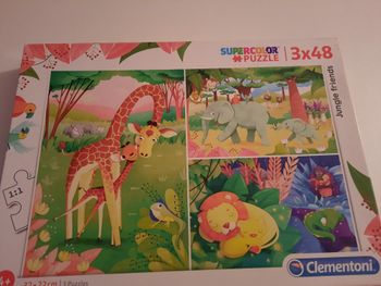  Puzzle animaux 3x48 pièces