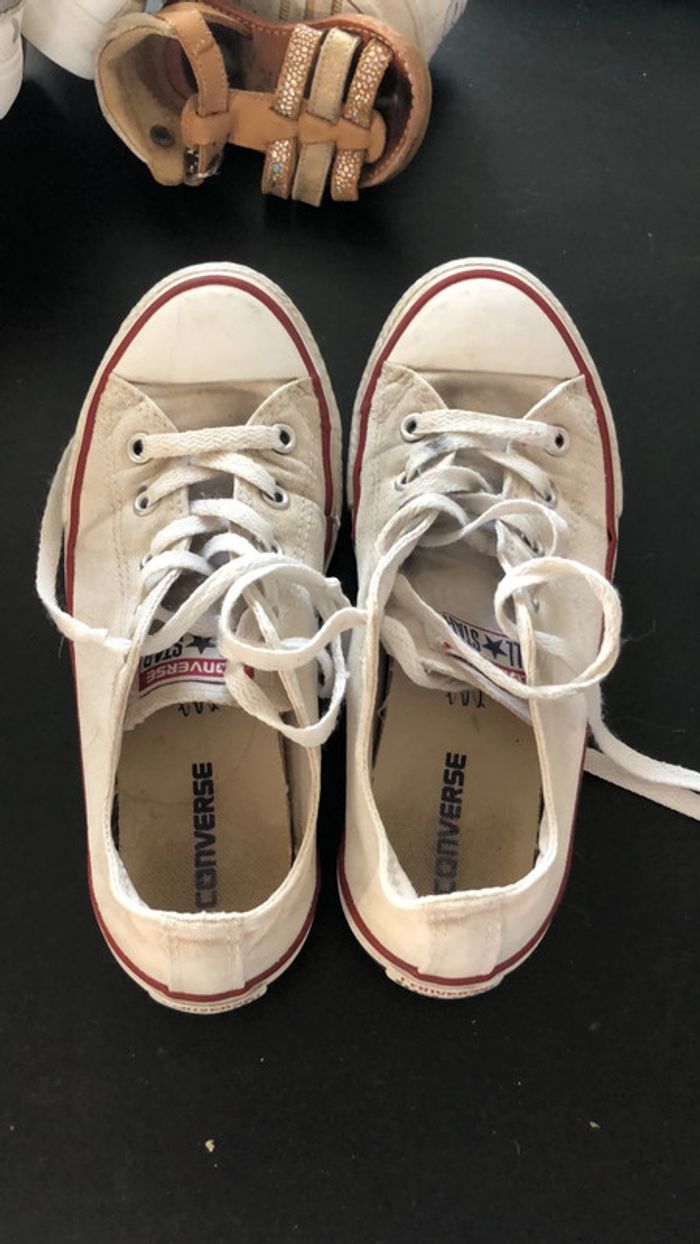 Converses blanches t34 - photo numéro 3
