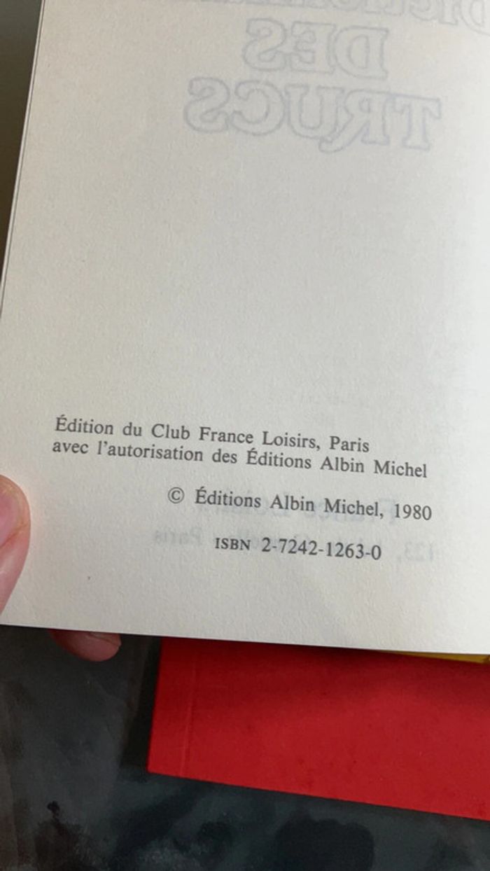 Livre. Petit Dictionnaire des trucs. - photo numéro 4