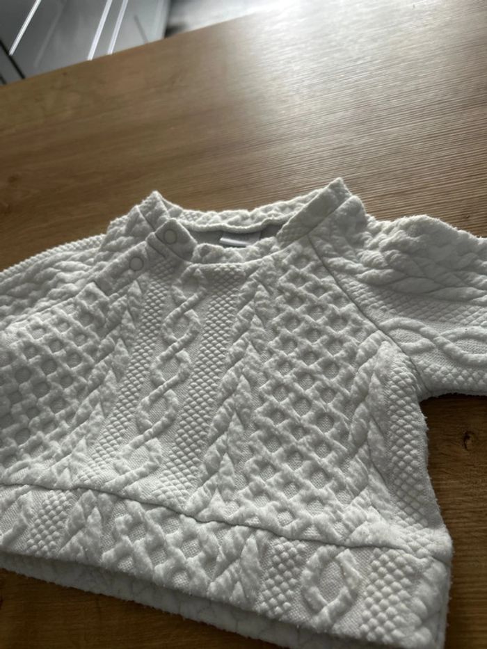 Pull blanc - photo numéro 3