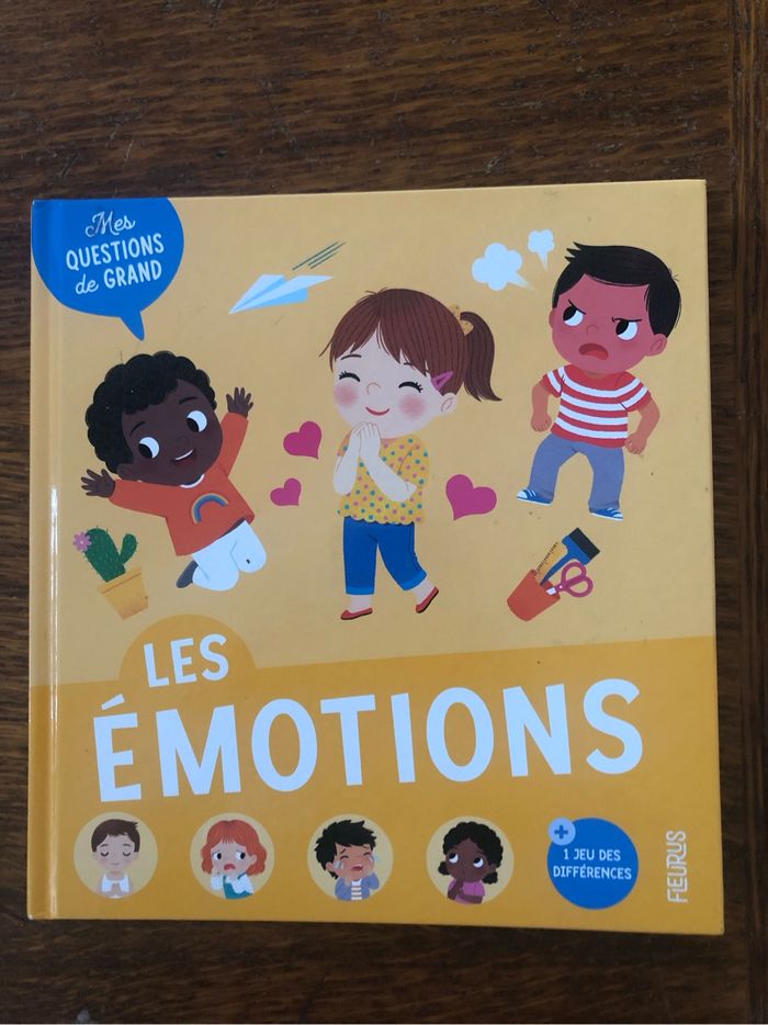 Livre les émotions dès 3 ans Fleurus
