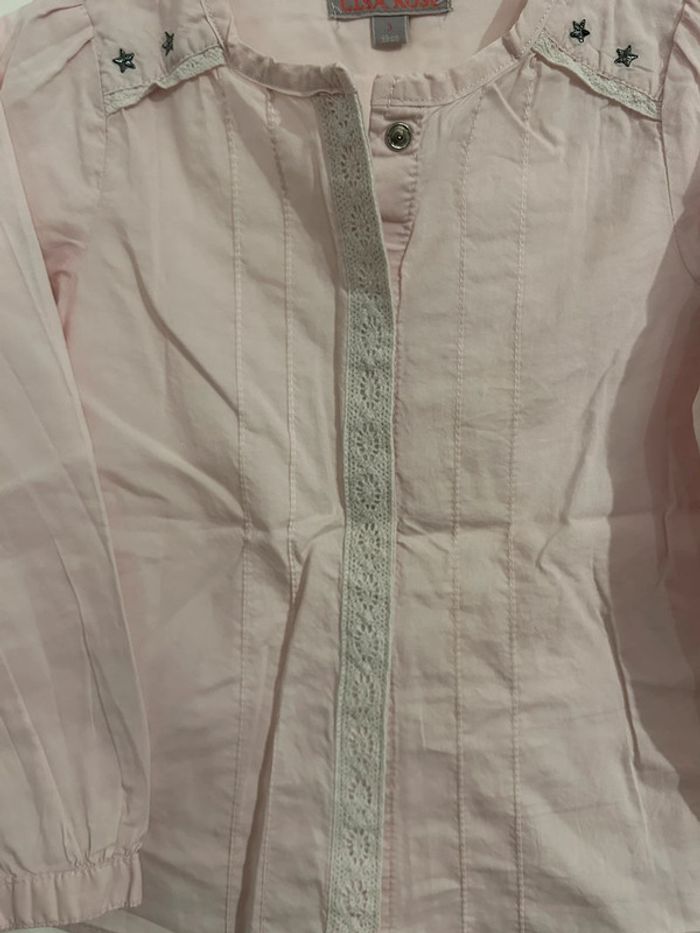 Chemise rose 3 ans - photo numéro 3