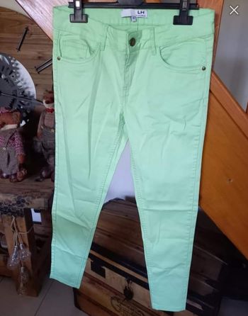 Pantalon vert d eau