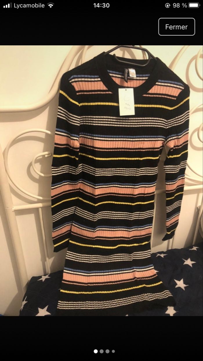 Tunique multicolore marque h&m