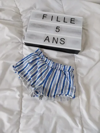 Short fille 5 ans