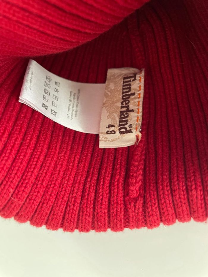 Bonnet rouge Timberland - photo numéro 5
