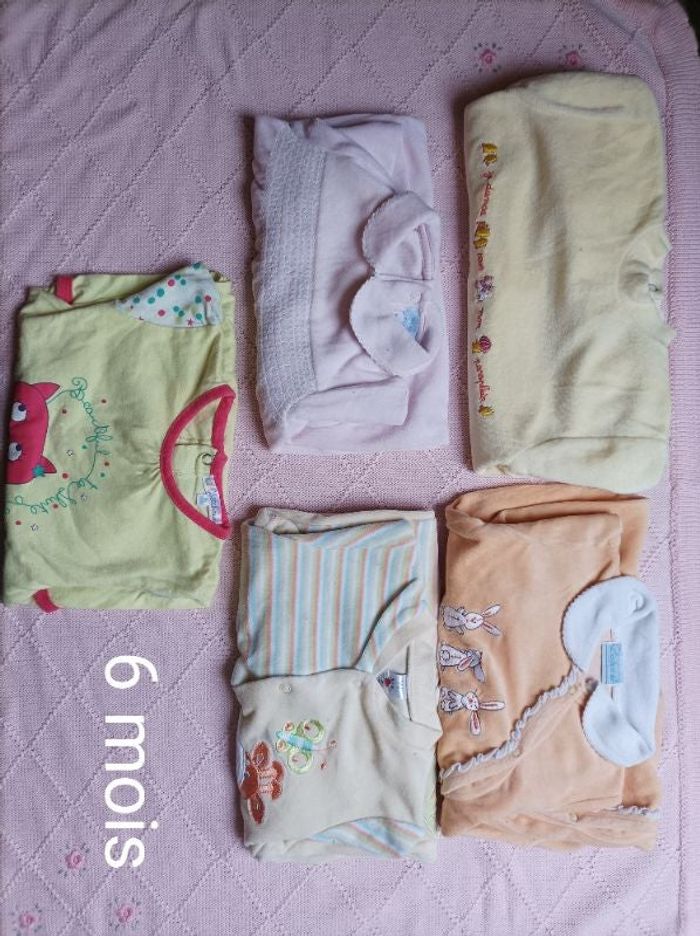 Pyjamas lot de 6 mois