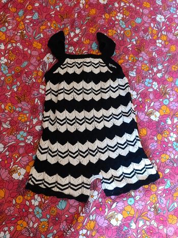 Combishort noir et blanc taille 3 ans
