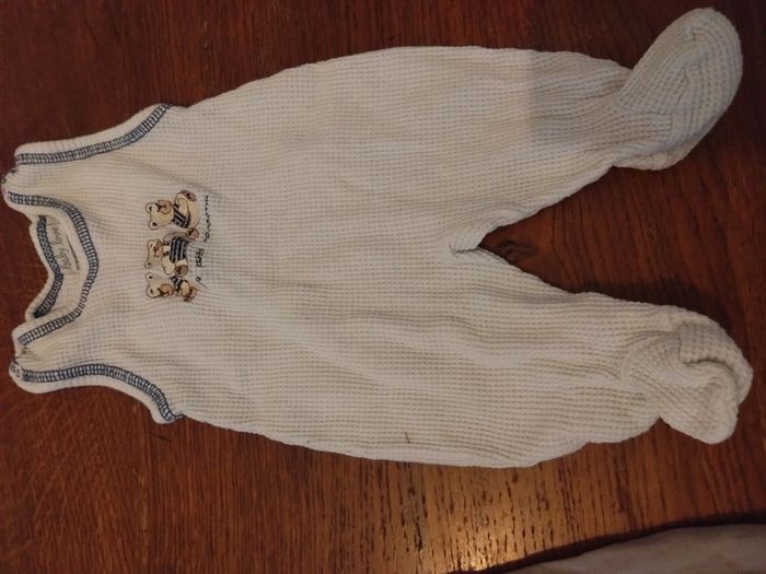 Deux combinaisons enfant bébé 4 mois été - photo numéro 2