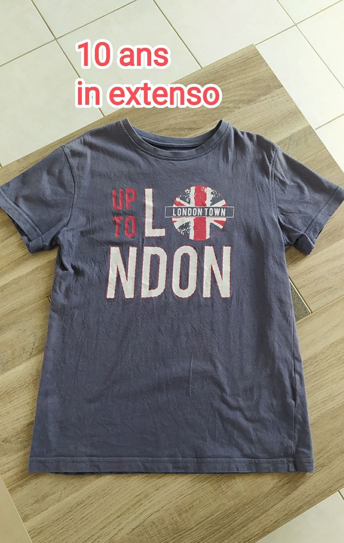 Tee shirt manches courtes 10 ans in extenso