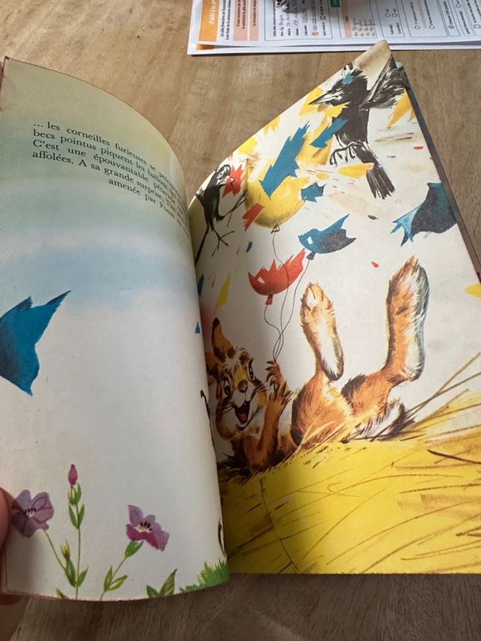 Les albums roses Hachette livre ancien vintage Tim en Ballon Pierre Probst lièvre lapin - photo numéro 7
