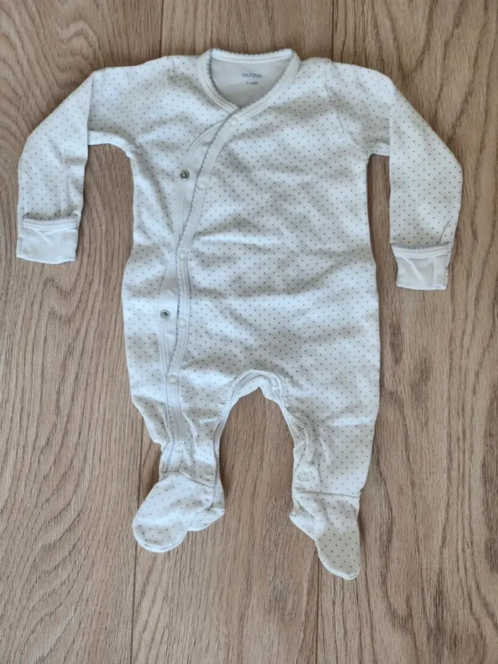 Pyjama en coton 1 mois