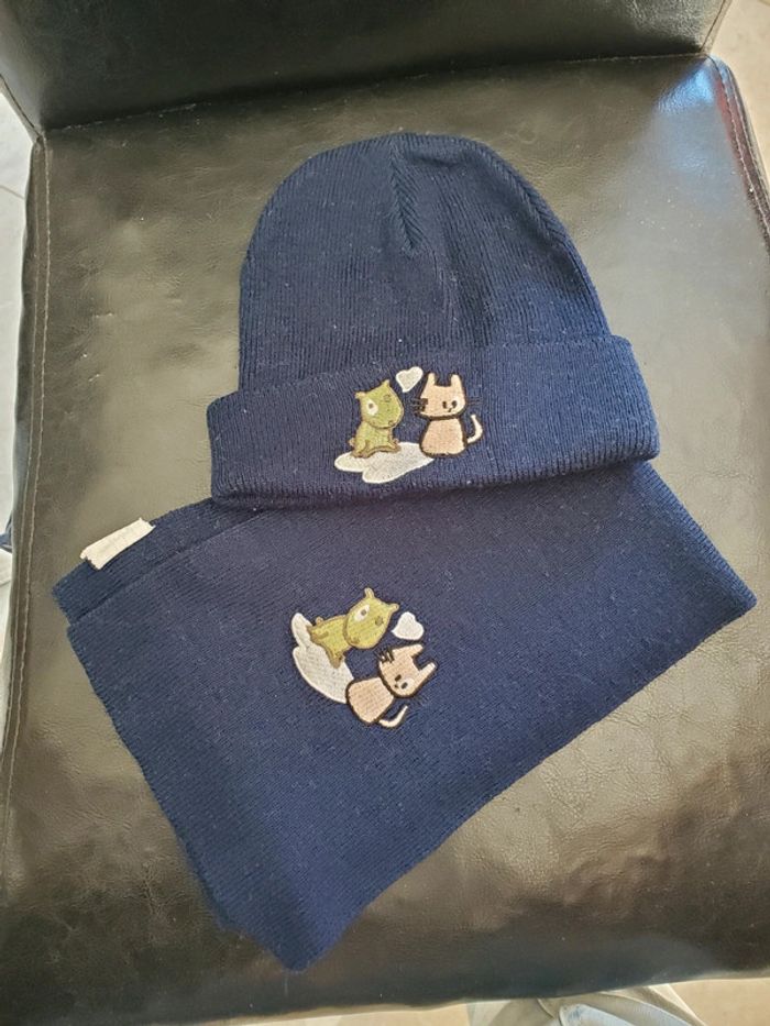 Ensemble / lot bonnet et écharpe