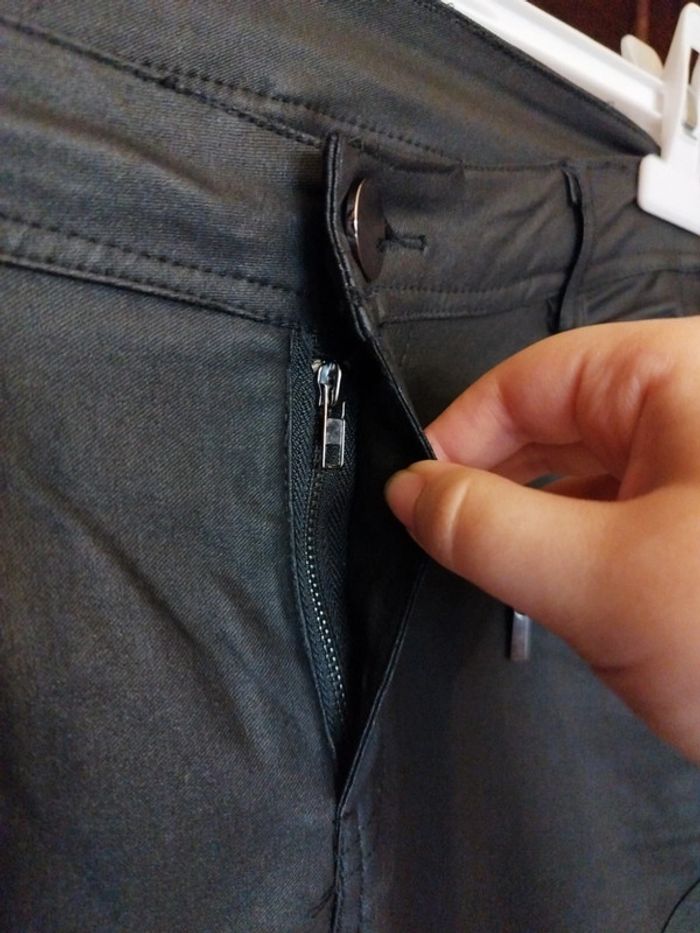 Jeans droit skinny noir poches vintage y2k M/38 - photo numéro 6