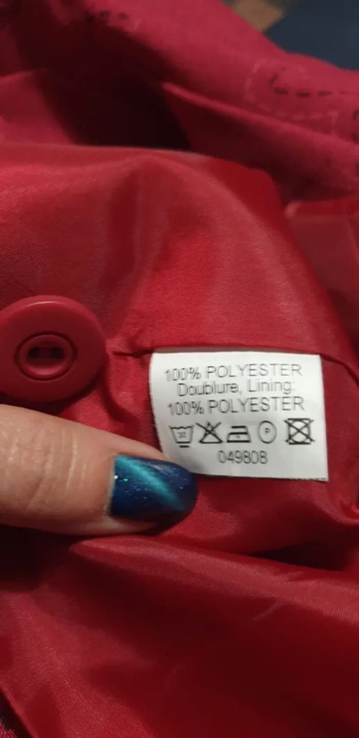 💗 Veste femme rouge motifs floraux 💗 - photo numéro 10