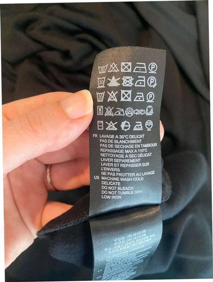 Robe de soirée longue noire Sandro taille 38 - photo numéro 7