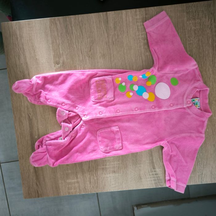 Pyjama velours taille 3 mois - photo numéro 2