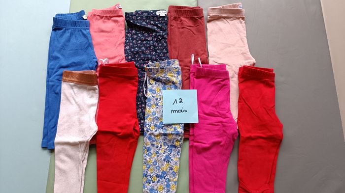 10 leggings 12 mois