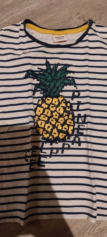 T shirt 4 ans tao ananas