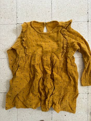 Robe moutarde fille 