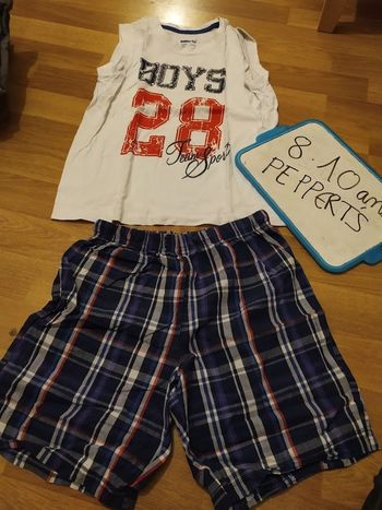 pyjama short 8.10 ans