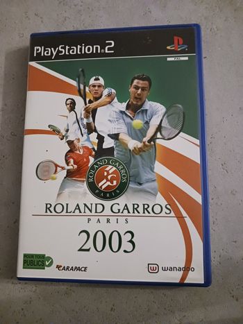 Jeu Playstation 2 Roland Garros Paris 2003