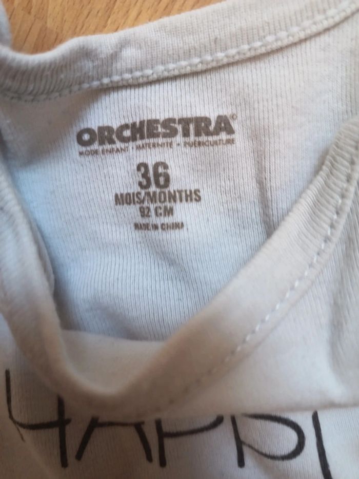 Lot body manches longues Orchestra 36 mois - photo numéro 6