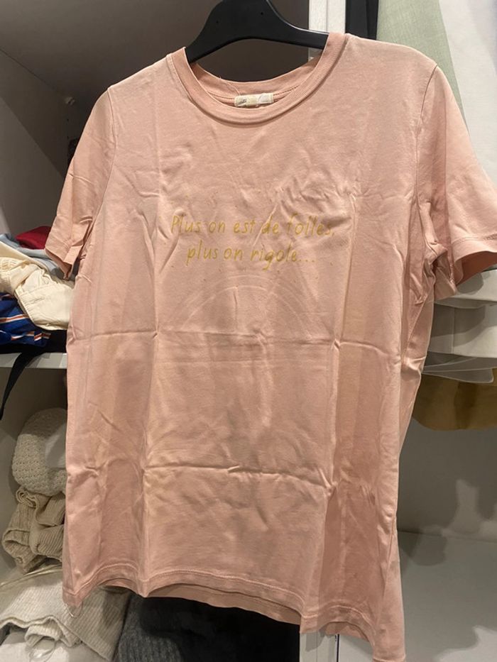 T-shirt rose Bizbee
