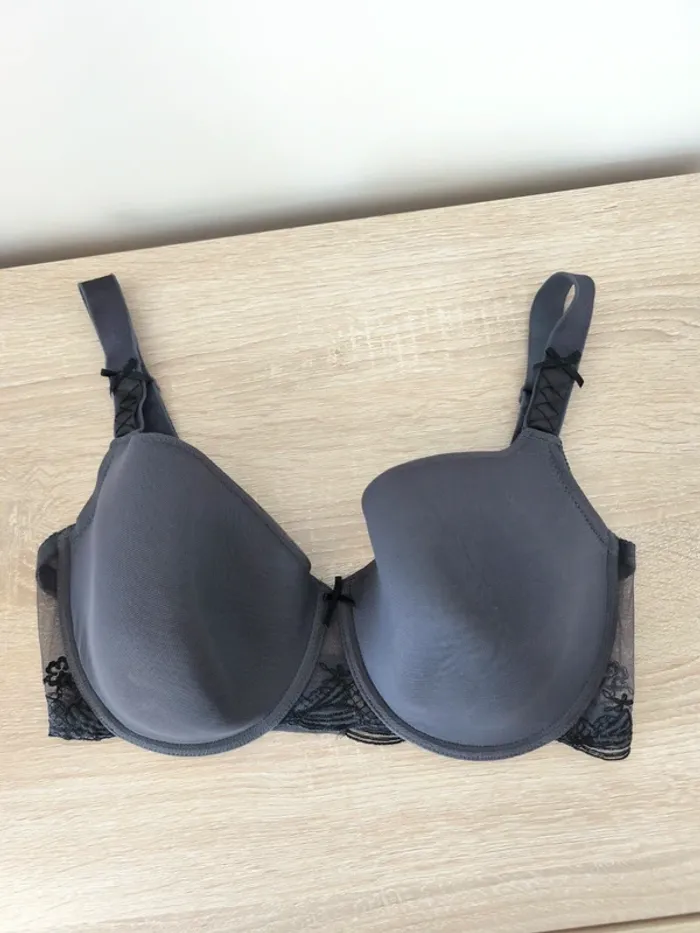 Soutien gorge Darjeeling voile et dentelle 2 bas assortis disponibles - photo numéro 4