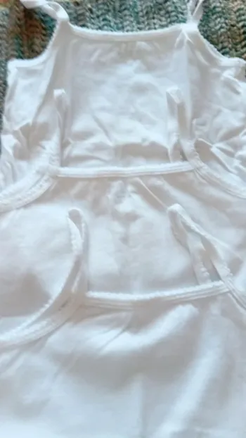 Lot maillot de corps bretelles