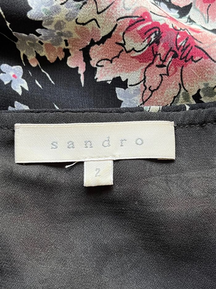 Robe bustier à fleurs Sandro M - photo numéro 8