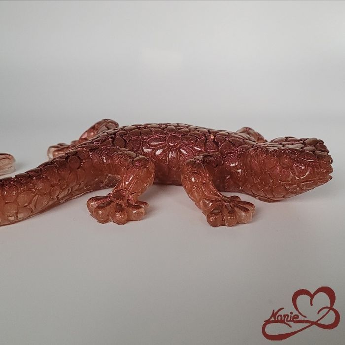 Salamandre grenat en resine !! - photo numéro 3