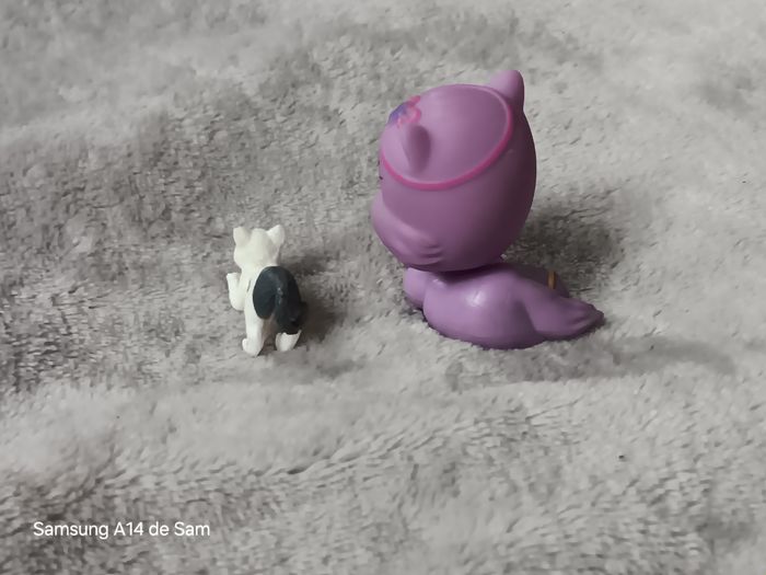 Lot de 2 figurines animaux chats - photo numéro 3