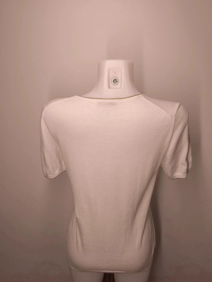 T-shirt Alberto Bini Femme Taille 4 Blanc - photo numéro 2