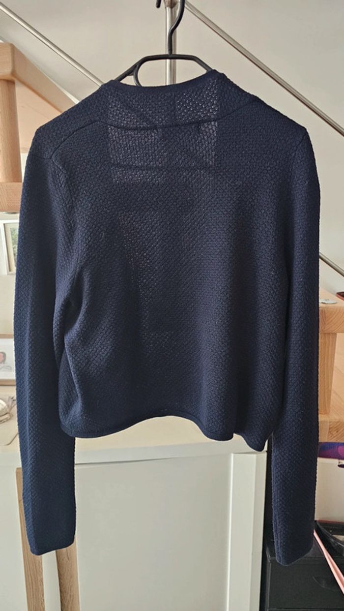 Gilet marine camaïeu - photo numéro 3