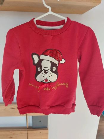 Sweat 4 ans rouge