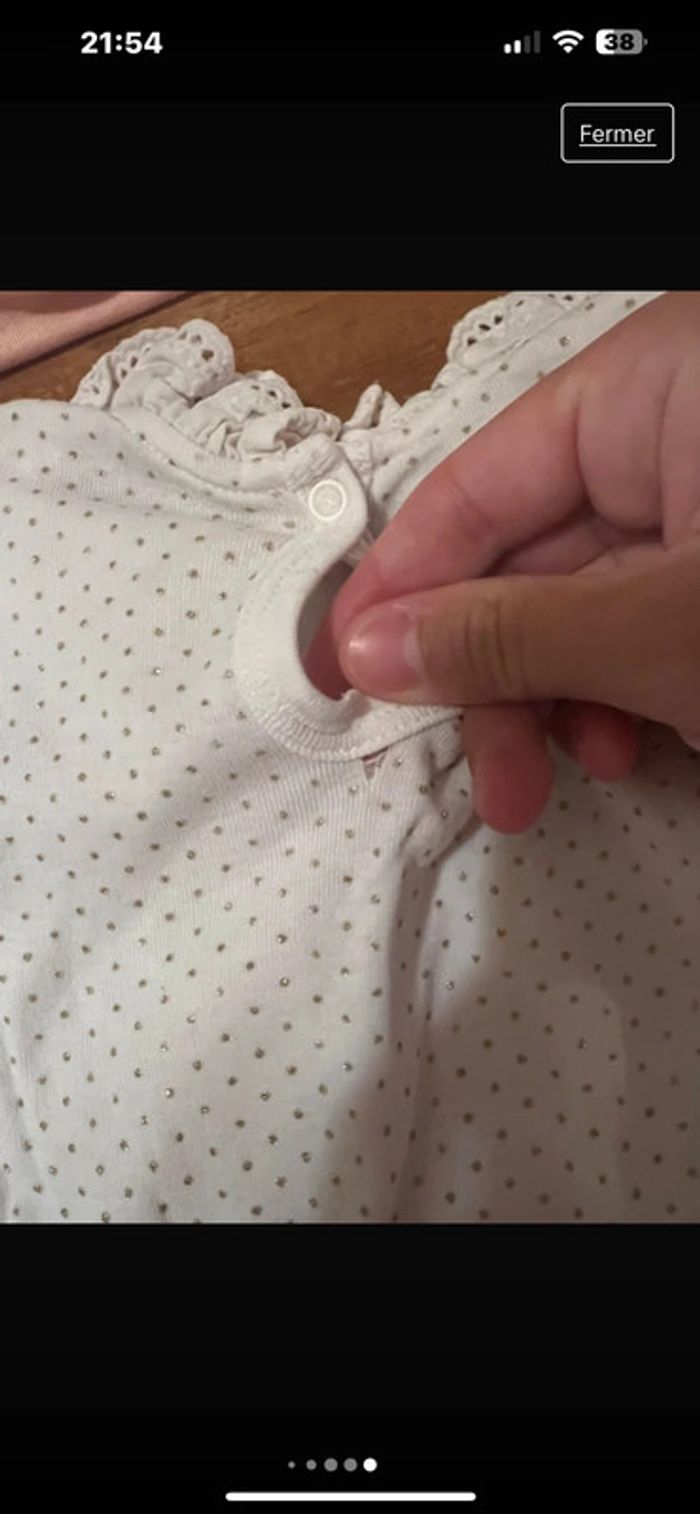 Bodies fille 12 mois petit bateau - photo numéro 8