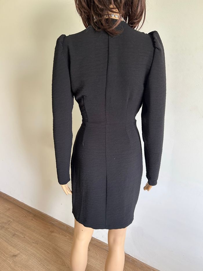 Robe noire à manches longues Morgan taille 34 comme neuve - photo numéro 5