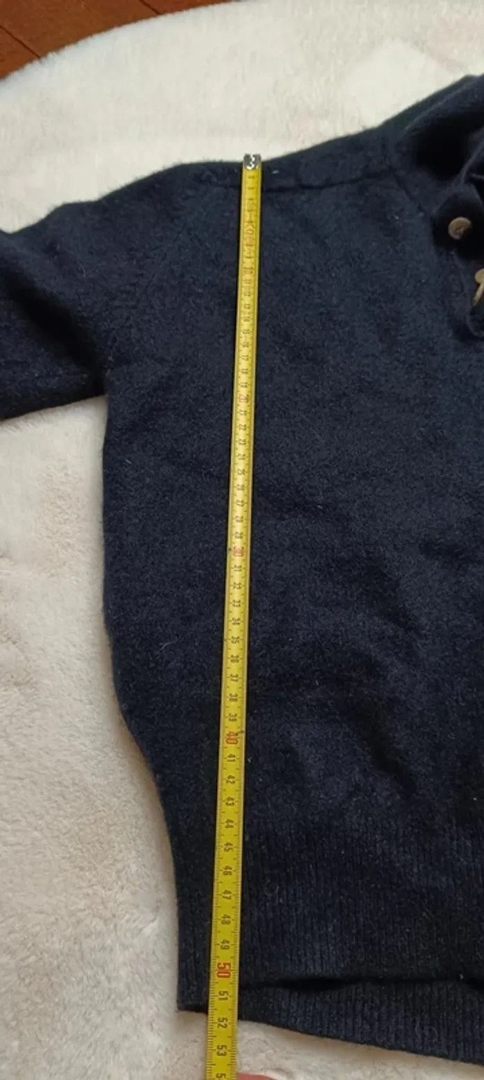 453- pull, Marion roth, authentic , pure laine d'agneau, Taille M - photo numéro 4