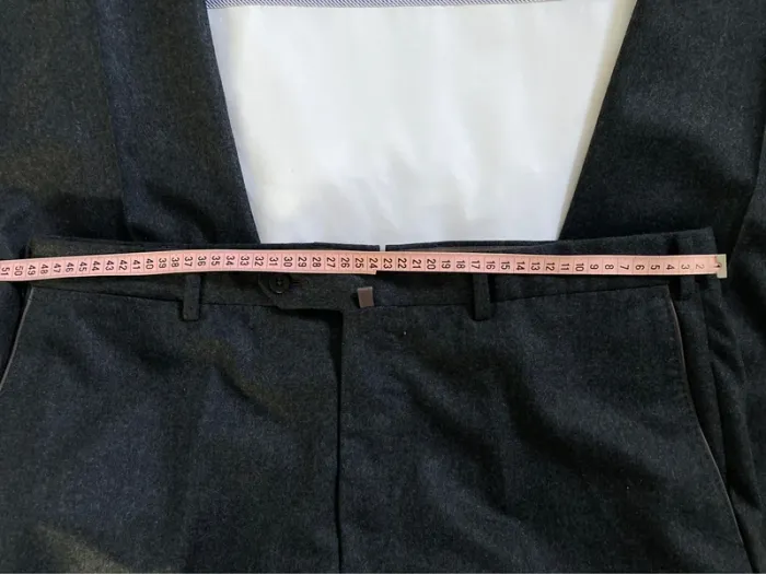 Superbe pantalon gris 100% laine || Ermenegildo Zegna - photo numéro 12