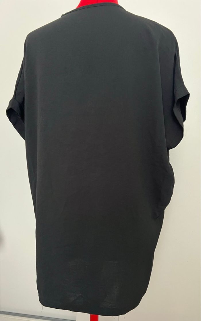 Tunique manches courtes avec broderies dorées - photo numéro 3